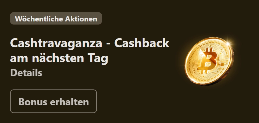 Cashback am nachsten Tag